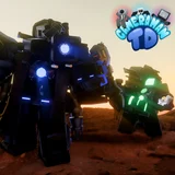 Official Cameraman Tower Defense Roblox experience icon with camera-headed figures.