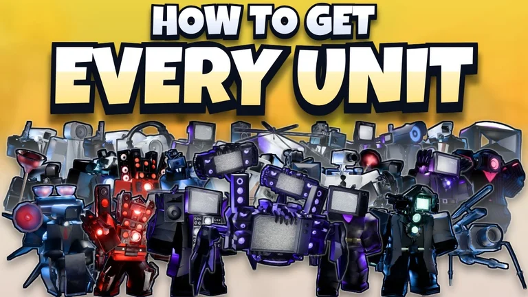 Cameraman Tower Defense defenders on the Vaulted Values X unit-acquisition video cover.